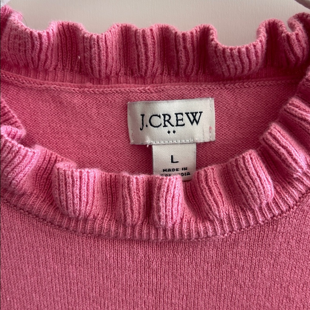 J. Crew Factory Ruffle Neck Sweater - Picture 7 of 8